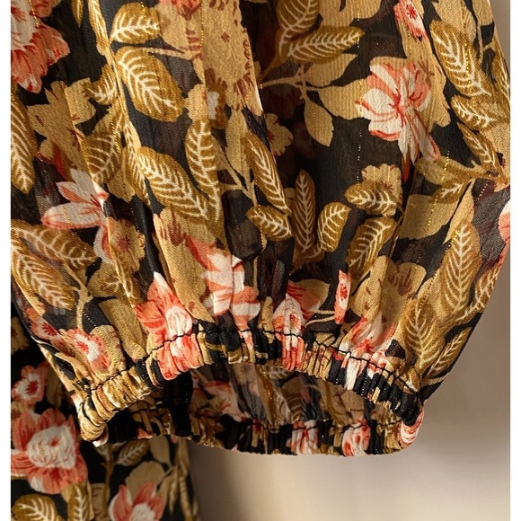 Nasty GAL Floral Chiffon Print V Neck Mini Party Evening Tea Dress Sz US8 Cute - Picture 11 of 16